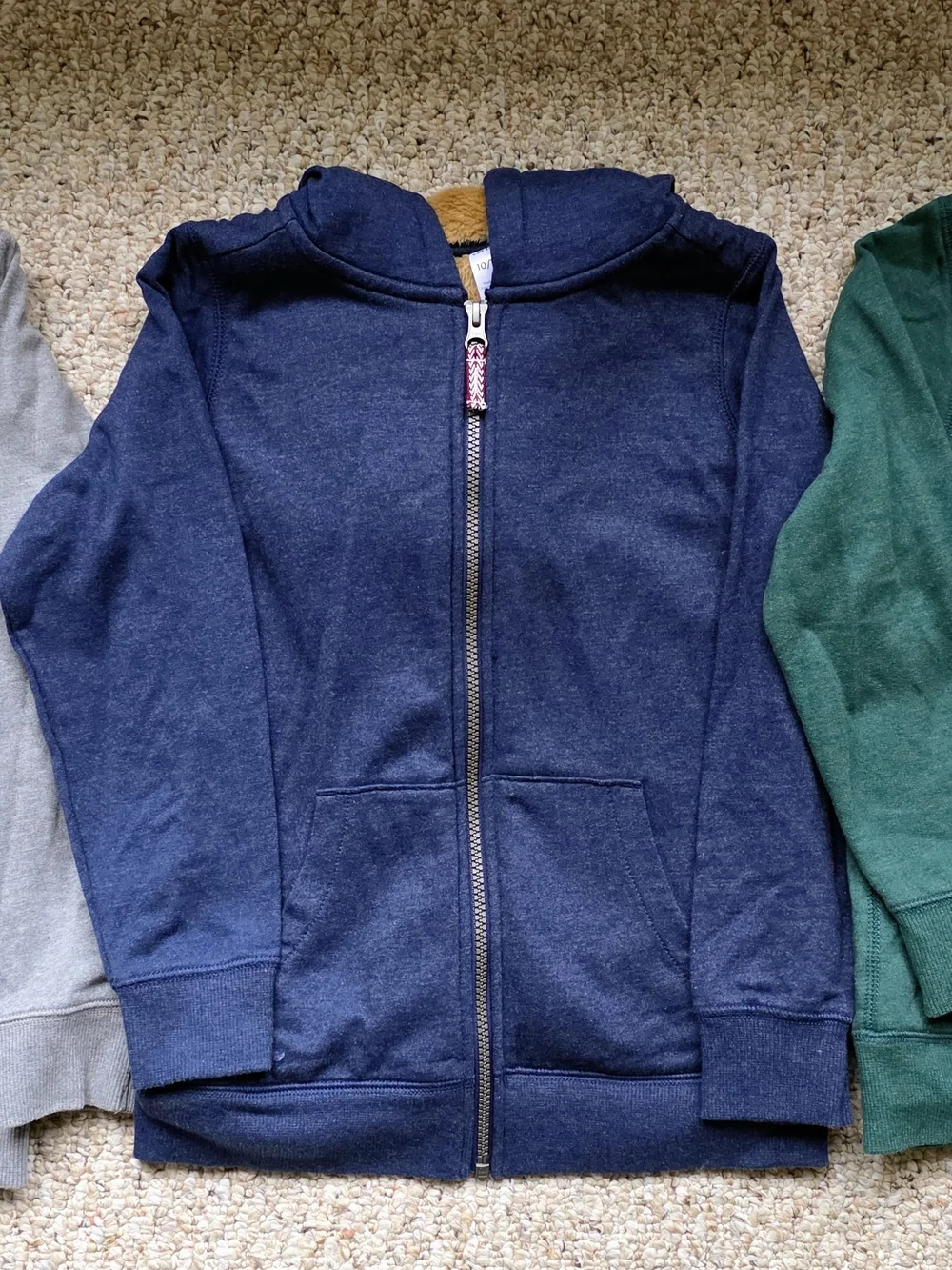 Bundle Boy's Zip-Up Hoodie Jackets Size 10